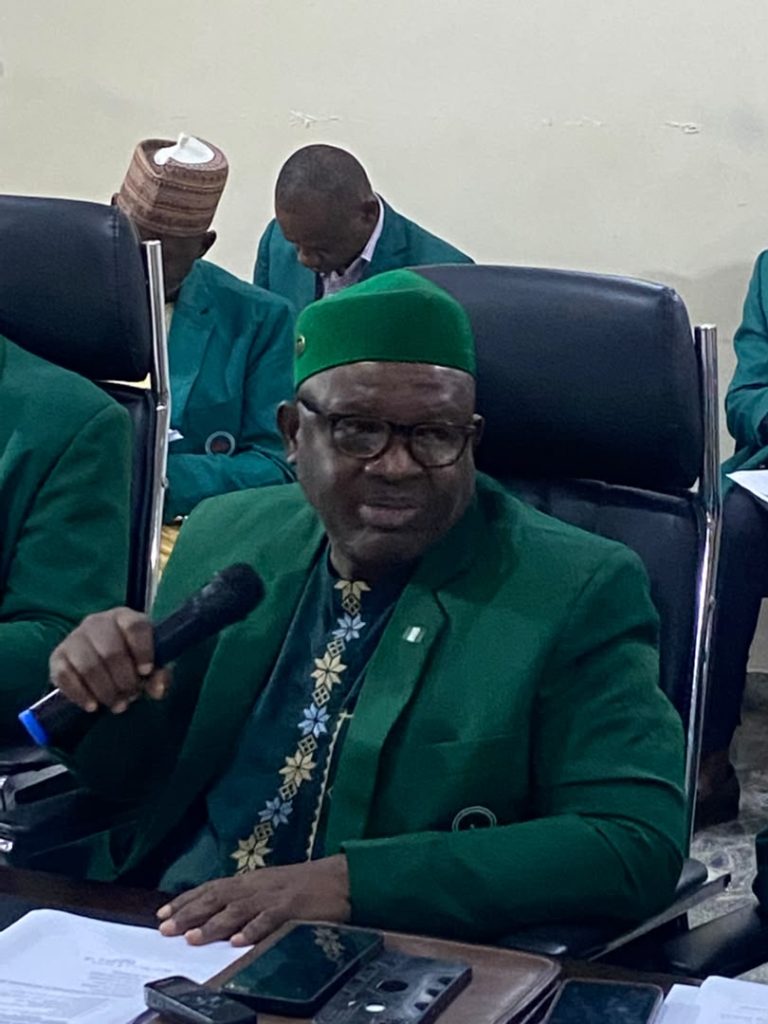 Team Lead of the Returning Volunteers, Engr. Oyetunji A. Akinlabi, delivering his remarks during the Debriefing and Support Session for the 11 Returning NTAC Volunteers from The Gambia, held on Monday, 20th July, 2026, at the NTAC Complex, Abuja.