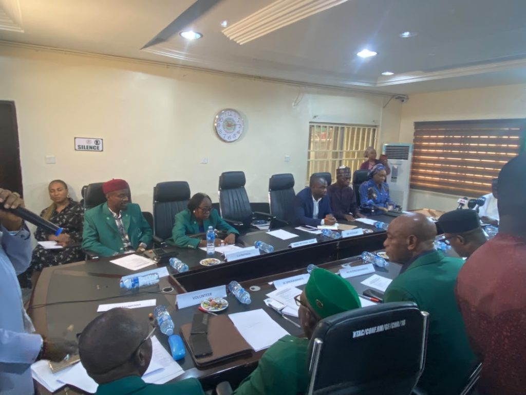Cross-section of the Returning NTAC Volunteers from The Gambia during the Debriefing and Support Session, held on Monday, 20th July, 2026, at the NTAC Complex, Abuja.