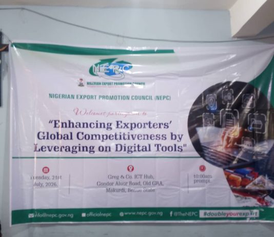 NEPC To Strengthen Benue's Non-oil Export Sector Through Strategic Interventions