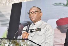 Director-General/CEO, Bureau of Public Procurement (BPP), Dr. Adebowale A. Adedokun, FCIPS, delivering his opening remarks at the Launch of the Digital Standards Platform (DSP) in Abuja