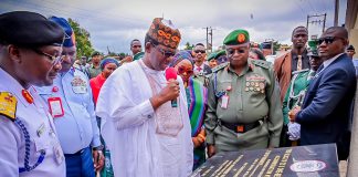 Minister Matawalle Commissions 20-Unit Staff Accommodation Built By DIA In Nyanya