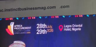 The Permanent Secretary, FMAFS, Dr Marcus Olaniyi Ogunbiyi during the Africa Procurement and Supply Chain Summit and Awards 2026