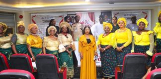 FMACTCE Staff, Stakeholders, Strategic partners and Ebonyi women wing at the official flag-off of the Afikpo International Carnival in Abuja today.