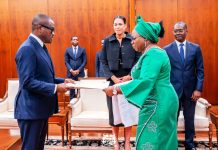 Presentation Of Letters Of Credence By Nigerian Ambassador To President Romuald Wadagni Of The Republic Of Benin Presentation Of Letters Of Credence By Nigerian Ambassador To President Romuald Wadagni Of The Republic Of Benin