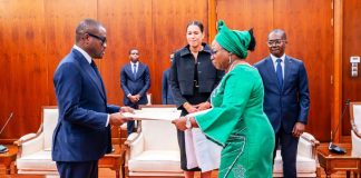 Presentation Of Letters Of Credence By Nigerian Ambassador To President Romuald Wadagni Of The Republic Of Benin