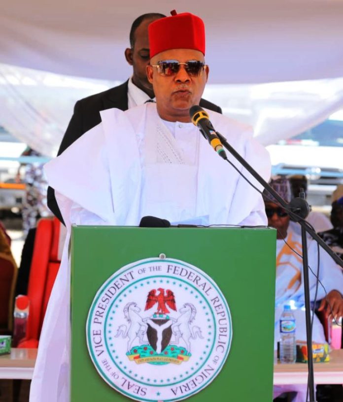 Vice President of the Federal Republic of Ngeria, Senator Kashim Shettima