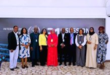 Nigeria Elected Vice-President Of International Seabed Authority Assembly *Nigeria’s Delegation to the 31st Session of the International Seabed Authority:* The Permanent Secretary, Federal Ministry of Marine & Blue Economy, FMMBE, Mrs. Fatima Sugra Tabi'a Mahmood, (5th left), Director, Marine Abiotic Resources, FMMBE, Mrs. Angela Okereke (4th left), Director-General, Nigerian Maritime Administration & Safety Agency, Dr. Dayo Mobereola (6th left) with other delegates.