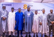 FG Reaffirms Commitment To Secure, Credible 2027 Elections — Information Minister 8TH BLUEPRINT NEWSPAPERS PUBLIC LECTURE, IMPACT SERIES AND AWARDS (L–R) The Andoma of Doma, Alhaji Dr. Ahmadu Aliyu Ogah Onawo; Representative of the Etsu Nupe; former Governor of Niger State, Senator Dr. Abubakar Sani Bello; Governor of Zamfara State, His Excellency Dauda Lawal; National Chairman of the All Progressives Congress (APC), Prof. Nentawe Yilwatda; Chairman, Senate Committee on Water Resources, Senator Abdulazeez Yari; Honourable Minister of Information and National Orientation, Mohammed Idris, fnipr; and Deputy Governor of Enugu State, Ifeanyi Ossai, during the 8th Blueprint Newspapers Public Lecture, Impact Series and Awards on August 18, 2026. Photo: Khalid Ahmed/FMINO.