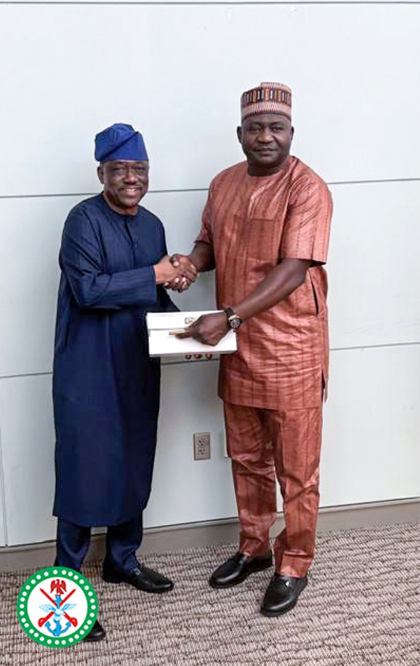 Defence Minister Visits Nigerian Ambassador To The United States Of America In Washington D.C.