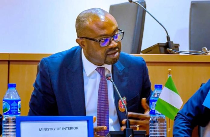 Honourable Minister of Interior, Hon. Dr. Olubunmi Tunji-Ojo