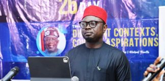 Honourable Minister of Youth Development, Comrade Ayodele Olawande