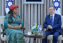 Nigeria’s Ambassador To Israel Presents Letters Of Credence To President Isaac Herzog Nigeria's Ambassador To Israel Presents Letters Of Credence To President Isaac Herzog