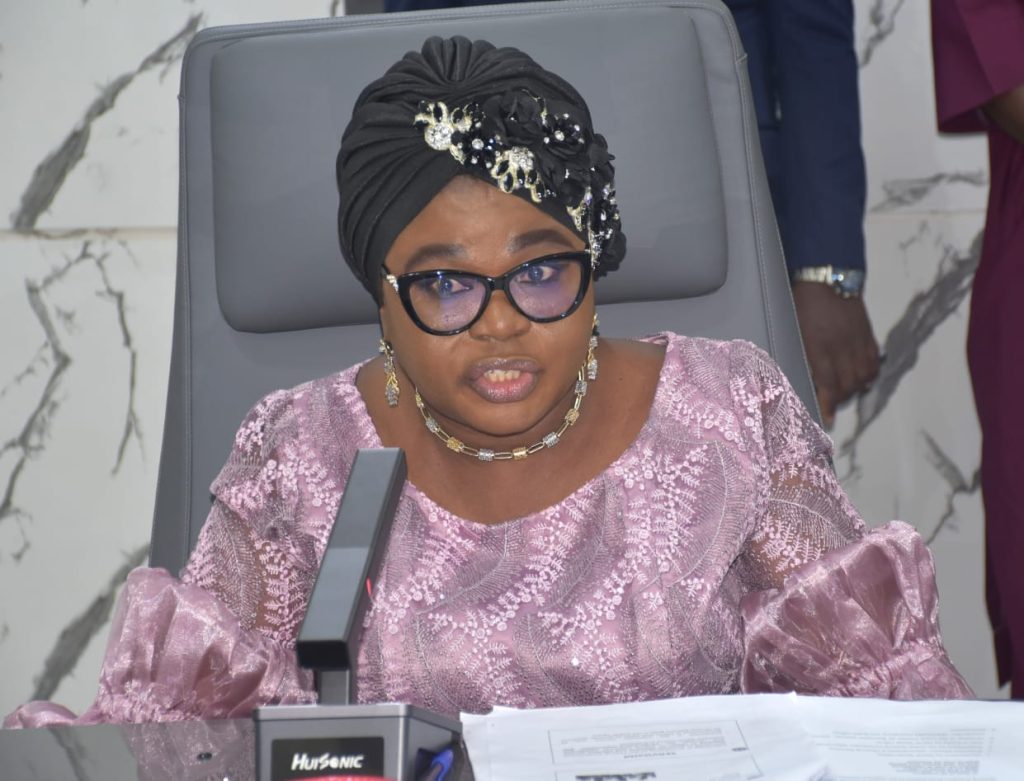 The Ag. National Coordinator/CEO of the SERVICOM Office, Mrs. Helen Lawal presenting her keynote Address during the unveiling of the Nigeria Social Insurance Trust Fund (NSITF) Local Service Charter, at the Fund’s Headquarters in Abuja on Tuesday August 4, 2026.