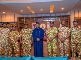 Governor Inuwa Yahaya Commits to Stronger Collaboration with Nigerian Army, Security Agencies to Sustain Peace in Gombe