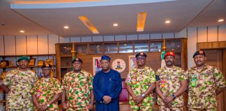 Governor Inuwa Yahaya Commits to Stronger Collaboration with Nigerian Army, Security Agencies to Sustain Peace in Gombe