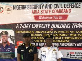 Abia NSCDC Begins Seven-Day Capacity Building Training for Homeland Security, Vigilante Personnel