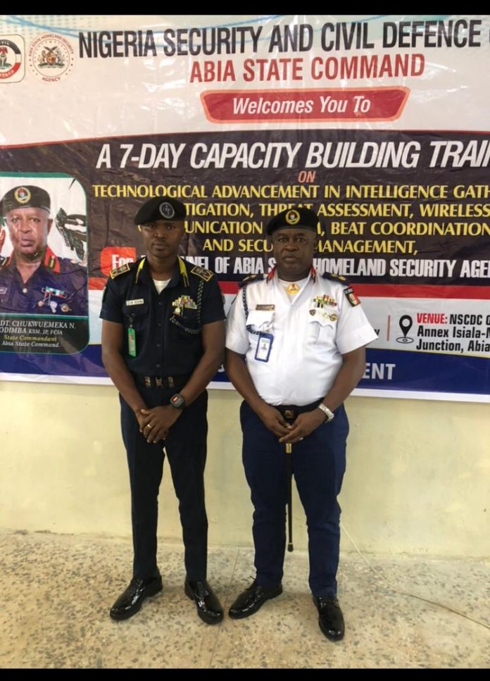 IMG-20260819-WA0079 Abia NSCDC Begins Seven-Day Capacity Building Training for Homeland Security, Vigilante Personnel