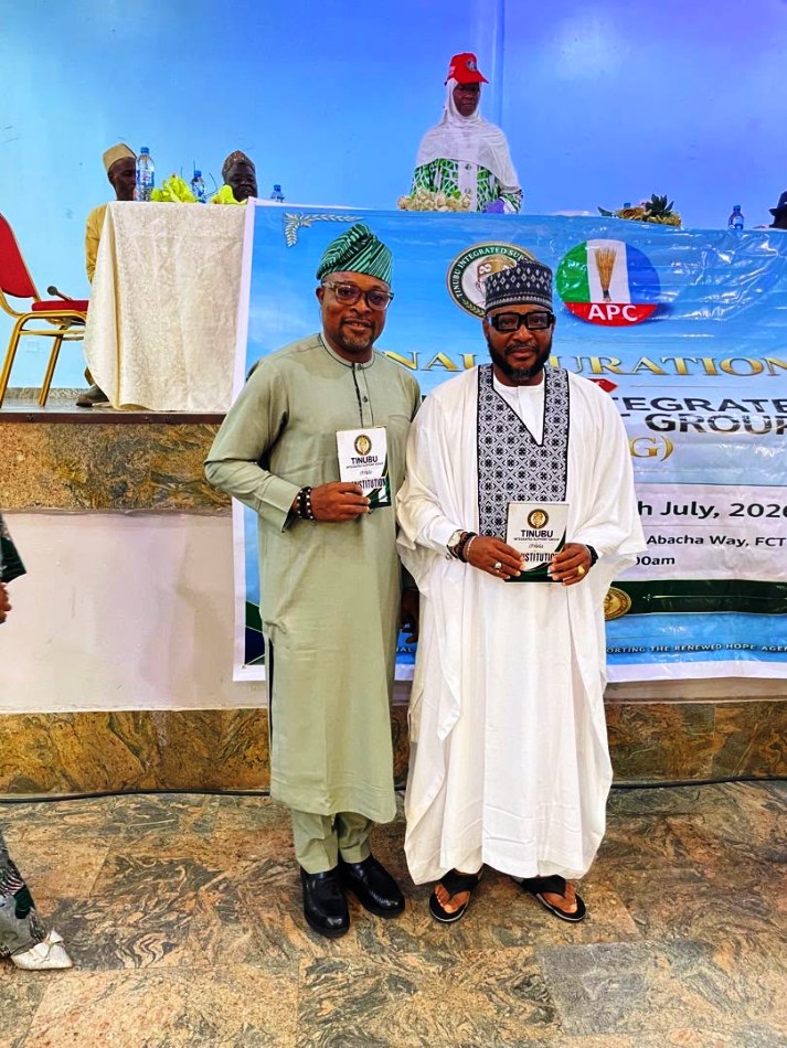 THE REPRESENTATIVE OF THE DG/CEO OF NTAC , WITH THE MC OF THE EVENT ON THE 30TH JULY 2026