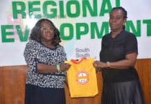 Servicom Inaugurates MSU, MSC At Ministry Of Regional Development To Drive Efficient Service Delivery, Renewed Hope Agenda L-R; The Head of SERVICOM Operations, Mrs. Ngozi Akinbodewa presenting awareness materials to the representative of the Permanent Secretary, Dr. Mary Ada Ogbe, the Director of Special Duties, Mrs. Gloria Inyangabasi, on behalf of the Ag. National Coordinator/ CEO of the SERVICOM Office Presidency, during the official inauguration of the Ministerial SERVICOM Unit and Committee (MSU/MSC) held on 17th August, 2026, at the Headquarters of the Ministry of Regional Development (MRD).