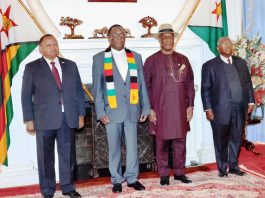 Presentation Of Letters Of Credence By Ambassador Philip Kuroghobogha Ikurusi To The President Of Zimbabwe