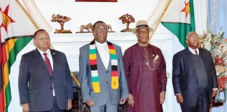 Presentation Of Letters Of Credence By Ambassador Philip Kuroghobogha Ikurusi To The President Of Zimbabwe
