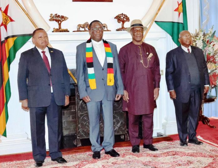 Presentation Of Letters Of Credence By Ambassador Philip Kuroghobogha Ikurusi To The President Of Zimbabwe