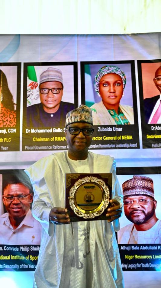 RMAFC Chairman Bags Blueprint Newspaper Service Merit Award22 RMAFC Chairman Bags Blueprint Newspaper Service Merit Award