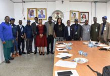 PHOTO NEWS: Petroleum Ministry Hosts ICPC for 2026 Ethics, Integrity Compliance Assessment Representative of the Permanent Secretary and Director, Midstream and Downstream, Ministry of Petroleum Resources, Mrs. Ikenma Irene (6th right), flanked by the Leader of the ICPC delegation, Dr. Essiet Peter Johnson (5th right), in a group photograph with officials of the ICPC and members of the Ministry’s Anti-Corruption and Transparency Unit (ACTU) during the 2026 Ethics and Integrity Compliance Assessment.