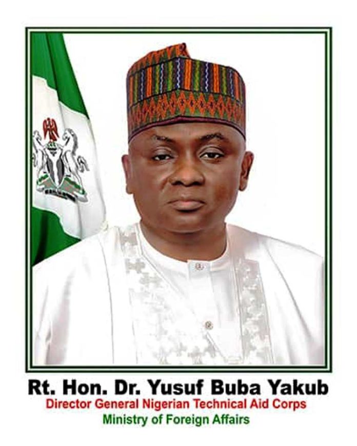Director-General of the Nigerian Technical Aid Corps (NTAC), Rt. Hon. Yusuf Buba Yakub