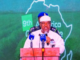Representative of President Bola Ahmed Tinubu GCFR and Secretary to the Government of the Federation, Sen. George Akume, CON, delivering the Presidential Speech at the opening ceremony of the 9th All Africa Conference on Animal Agriculture in Abuja