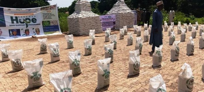 Tones Of Certified Seeds FG Distributes 46Metric Tones Of Certified Seeds In Zamfara