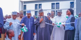 Zulum builds, hands over a 42-room patients' apartment to UMTH