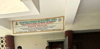 Federal Information Centre Pays Courtesy Visit To Coordinator Raw Materials and Development Council Maiduguri, Borno State.