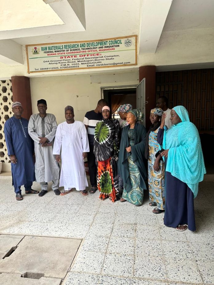 Federal Information Centre Pays Courtesy Visit To Coordinator Raw Materials and Development Council Maiduguri, Borno State.