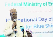 FG Charges Citizens To Make Clean Air A Central Element Of Nigeria's Environmental And Development Agenda