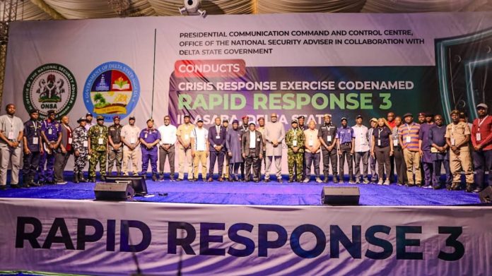 ONSA-PC4-RR3-Ex planning team with the SSG of Delta State Dr kinsley eze  Emu 