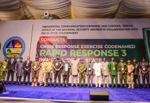 NSA Holds First Inter-Agencies Security Crisis Simulation Response Outside FCT In Asaba Participants In A Group Photograph During The Opening Session At Dome Event Centre Asaba