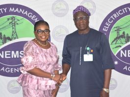 L – R, The Ag. National Coordinator/CEO of the SERVICOM Office, Mrs. Helen Lawal and the Managing Director/CEO of the Nigerian Electricity Management Services Agency (NEMSA) during the official courtesy visit to the Headquarters of NEMSA in Abuja on Tuesday, 9th September, 2026.
