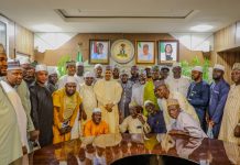 *NIGER APC LOCAL GOVERNMENT CHAIRMEN PAY SOLIDARITY VISIT* The APC Chairmen from the 25 Local Government Areas of Niger State during their solidarity visit to the Honourable Minister of Information and National Orientation, Mohammed Idris, in Abuja, where they expressed their support for the Federal Government’s reform agenda and commitment to strengthening party unity ahead of the 2027 elections. Shot: Adnan Suleiman/FMINO