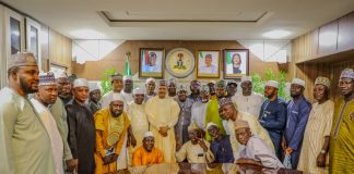 *NIGER APC LOCAL GOVERNMENT CHAIRMEN PAY SOLIDARITY VISIT* The APC Chairmen from the 25 Local Government Areas of Niger State during their solidarity visit to the Honourable Minister of Information and National Orientation, Mohammed Idris, in Abuja, where they expressed their support for the Federal Government’s reform agenda and commitment to strengthening party unity ahead of the 2027 elections. Shot: Adnan Suleiman/FMINO