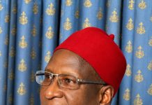 Nigerian businessman, Alhaji Bamanga Muhammad Tukur, the Tafidan Adamawa.