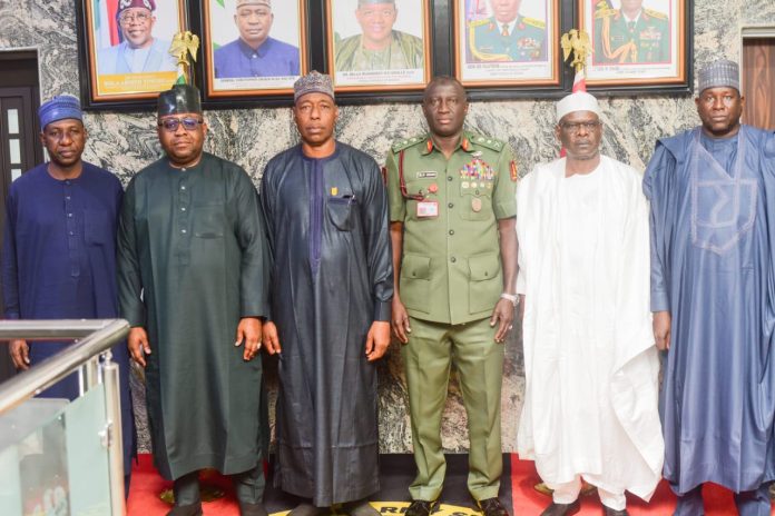 Zulum Meets Army Chief in Abuja