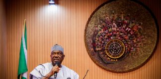 Secretary to the Government of the Federation, Sen. George Akume, CON, delivering his welcome address at the the Federal Appointees Strategic Summit on Wednesday, 16th September, 2026 in Abuja.