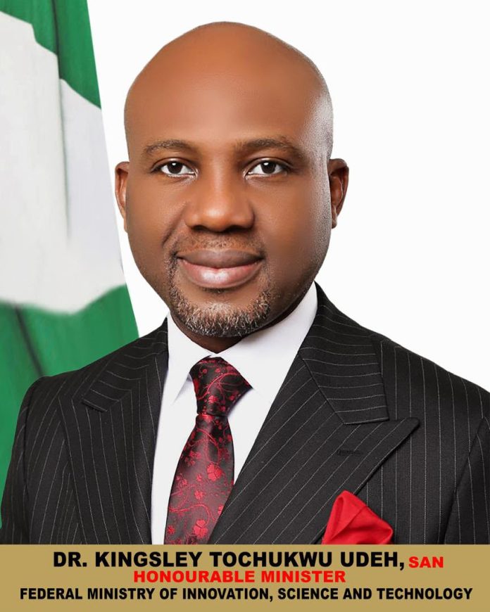 The Minister of Innovation, Science and Technology, Dr. Kingsley Tochukwu Udeh, SAN,