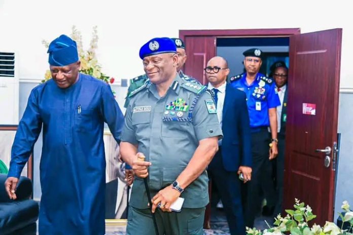 IMG-20260918-WA0021 Governor Mutfwang Receives IGP Disu, Seeks Lasting Solution To Plateau Security Challenges