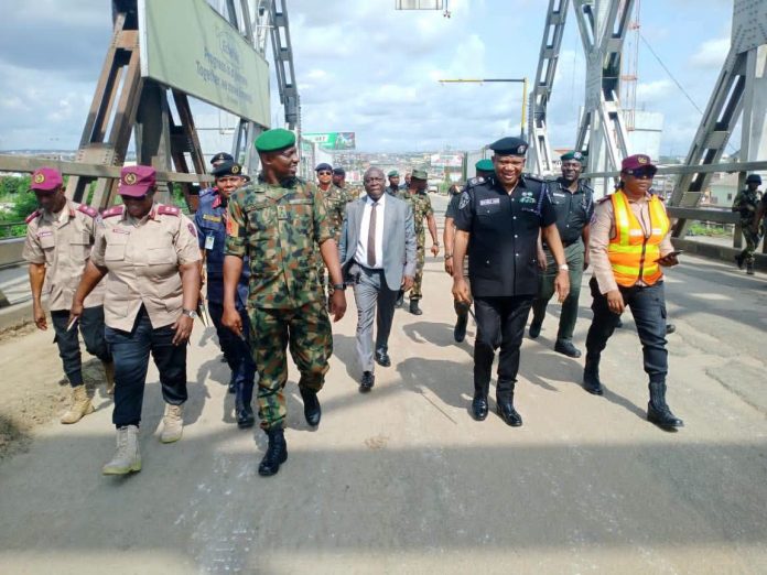 Security Monitoring Of Ongoing Rehabilitation Works At The First Niger Bridge, Onitsha