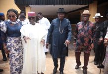 Jonathan, Diri Commend Former Bayelsa Military Administrator Jonathan, Diri Commend Former Bayelsa Military Administrator