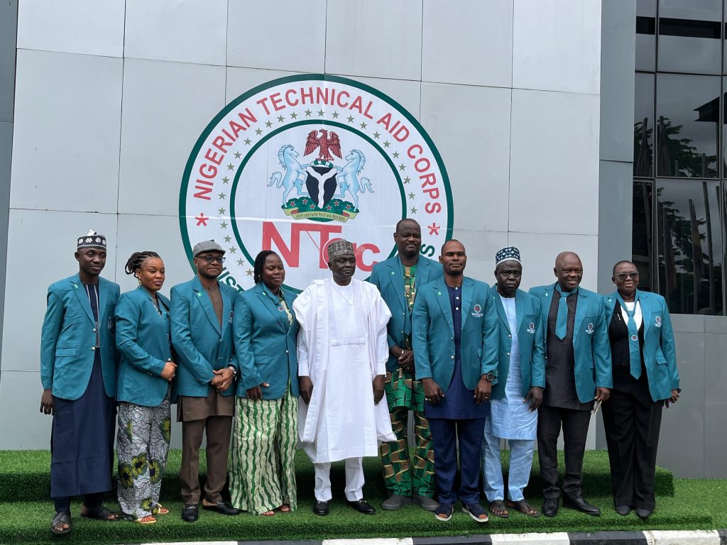 THE DG/CEO OF NTAC, RT. HON. YUSUF BUBA YAKUB, WITH THE 10 VOLUNTEERS DEPLOYED TO SIERRA LEONE ON 21ST SEPTEMBER, 2026