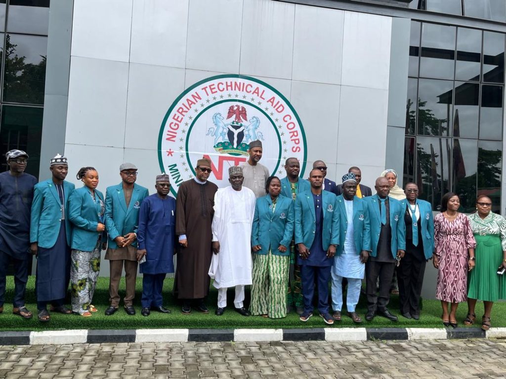 THE DG/CEO OF NTAC, RT. HON. YUSUF BUBA YAKUB, WITH MANAGEMENT STAFF AND 10 VOLUNTEERS DEPLOYED TO SIERRA LEONE ON 21ST SEPTEMBER, 2026