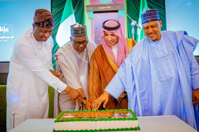 IMG-20260924-WA0047 *CELEBRATION OF THE 96TH SAUDI NATIONAL DAY* (L–R) Honourable Minister of Aviation and Aerospace Development, Festus Keyamo, SAN; Speaker, House of Representatives, Rt. Hon. Tajudeen Abbas, GCON; Ambassador of the Kingdom of Saudi Arabia to Nigeria, H.E. Yousef bin Mohammed Al-Balawi; and Honourable Minister of Information and National Orientation, Mohammed Idris, fnipr, during the celebration of the 96th Saudi National Day on September 23, 2026, in Abuja. Photo: Victor Ngun